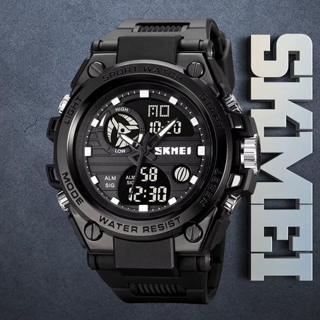 SKMEI 2031 Dual Time Male Relogio Masculino Shock Watches Men