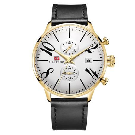 Montre bracelet en cuir pour hommes
