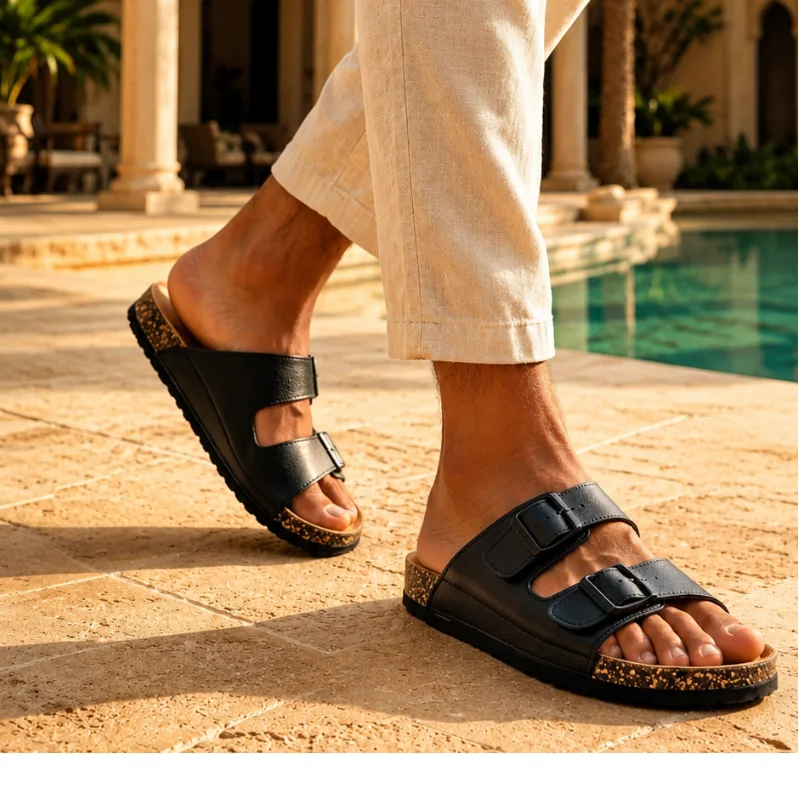 Sandales Birkenstar en Cuir – Homme