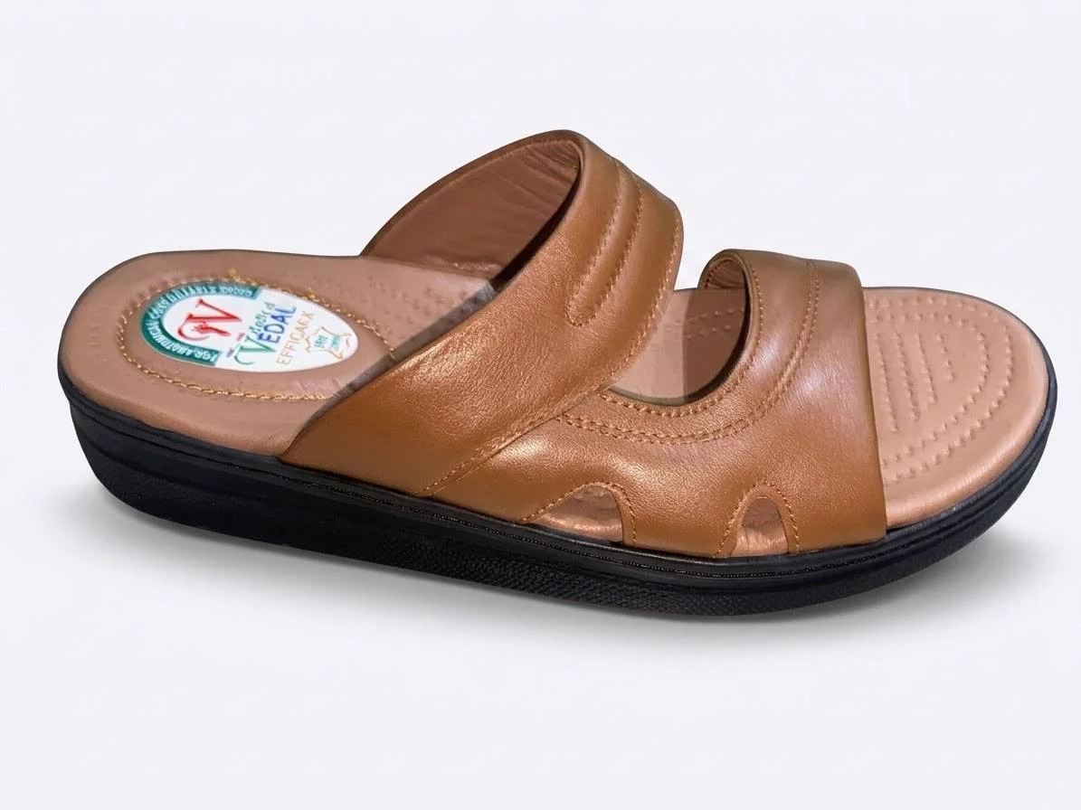 Sandale homme Médical Cuir   صندالة طبية رجالية من الجلد