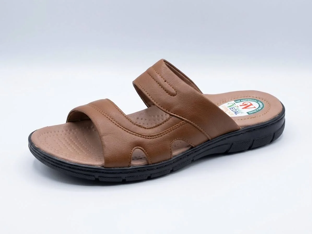 Sandale homme Médical Cuir   صندالة طبية رجالية من الجلد