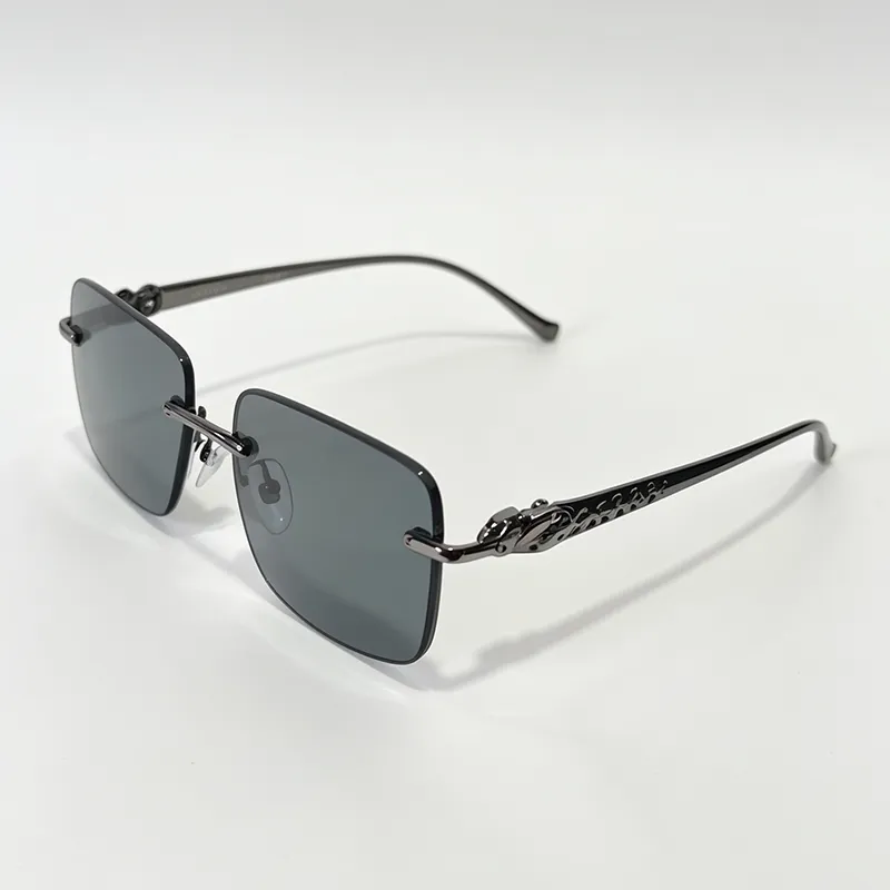 Jaguar Simple Rimless Black/Black colour & Photochromic UV 400