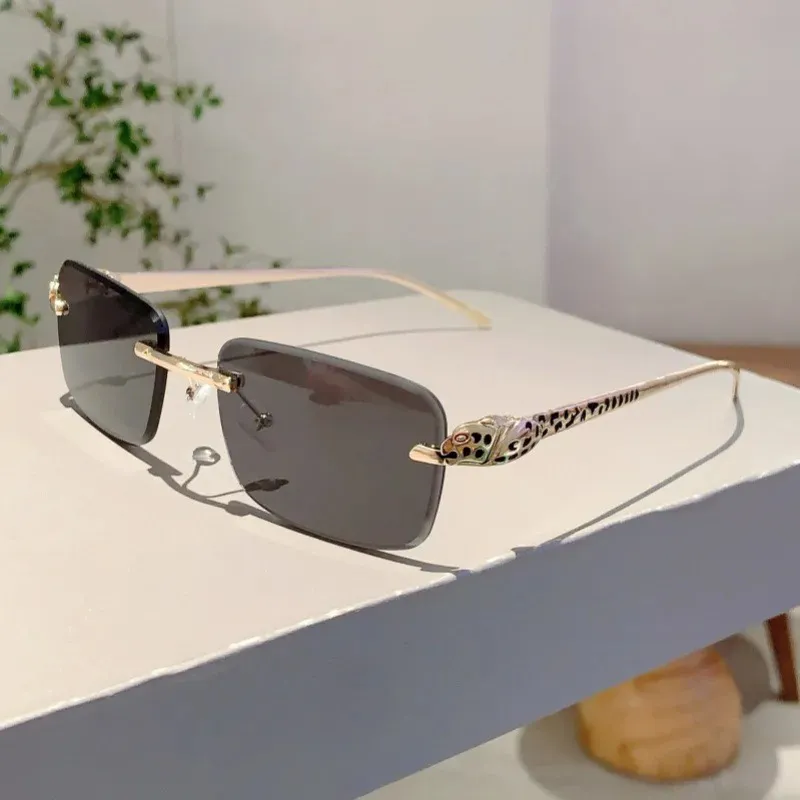 Jaguar Simple Rimless Brown/Gold colour & Photochromic UV 400