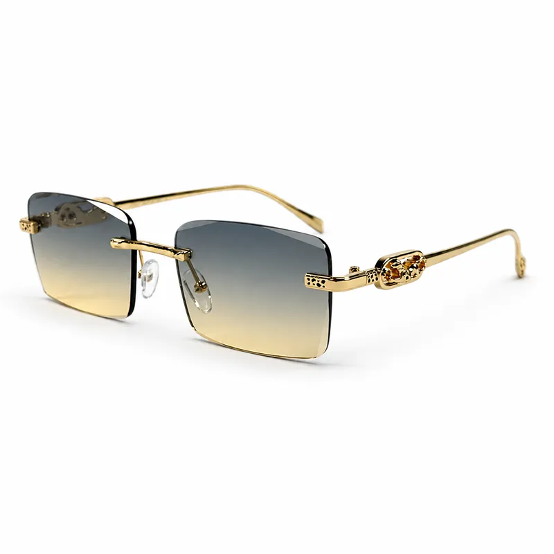 Jaguar cadre Rimless Brown/Gold colour & Photochromic UV 400