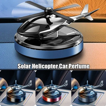 معطر السيارة الهليكوبتر الشمسي