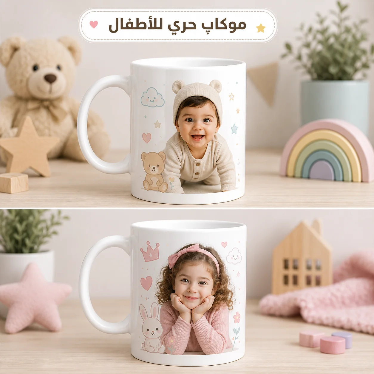 كاس بالطباعة شخصية