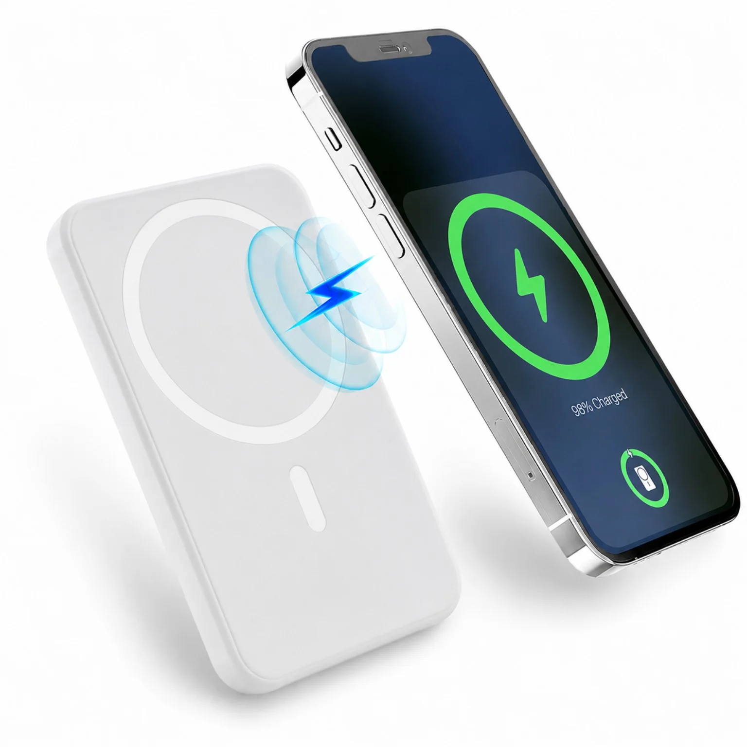 باور بانك مغناطيسي لاسلكي 10000mAh