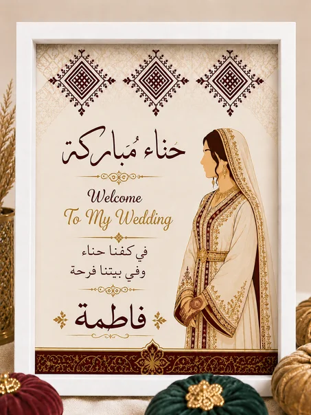 لوحة ليلة الحناء