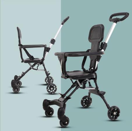 Poussette pliable confortable