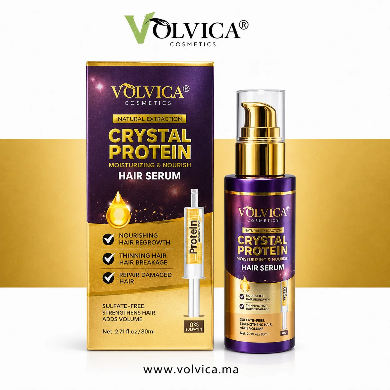 Crystal Protein Hair Serum (80 ml)