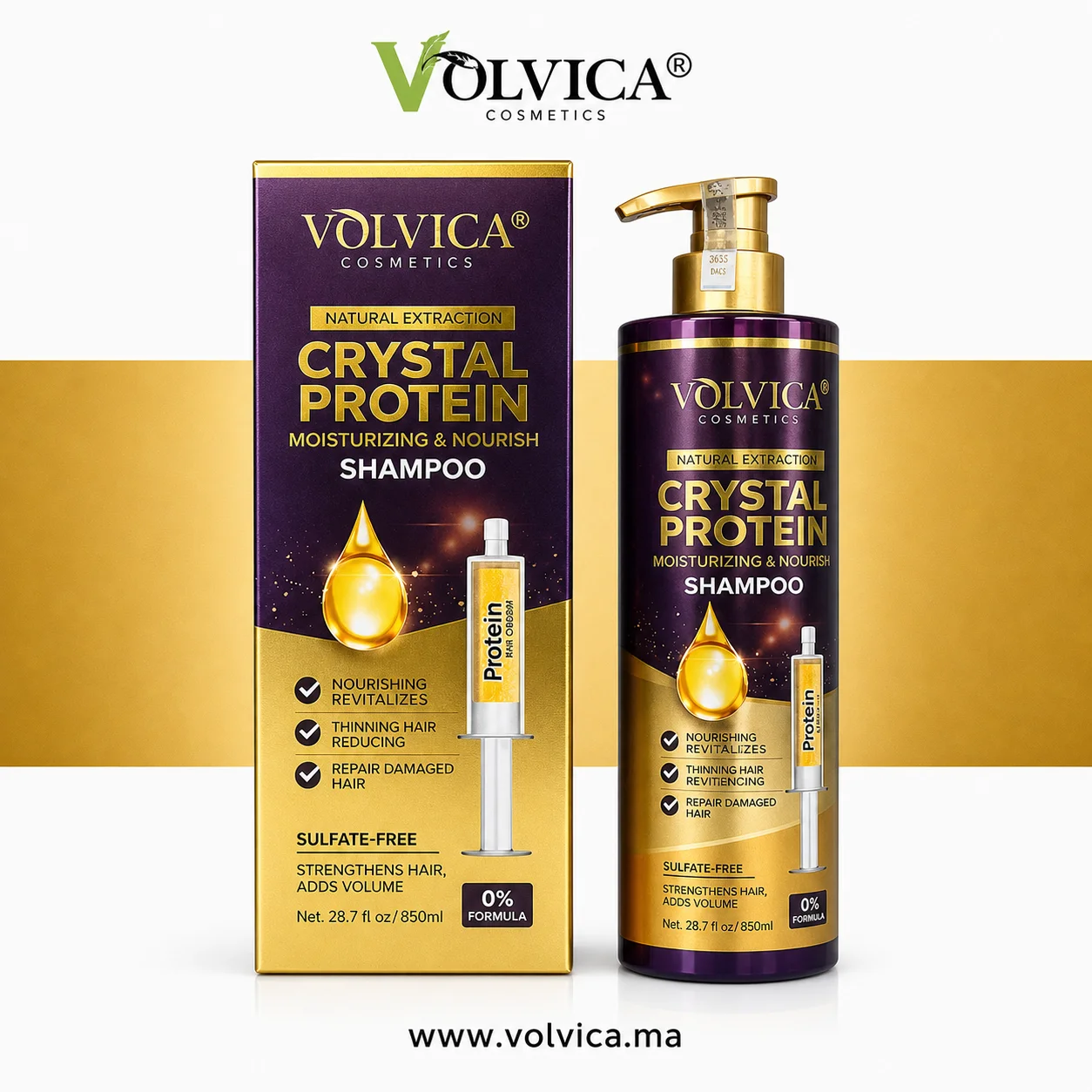 Shampooing Crystal Protein (850 ml)