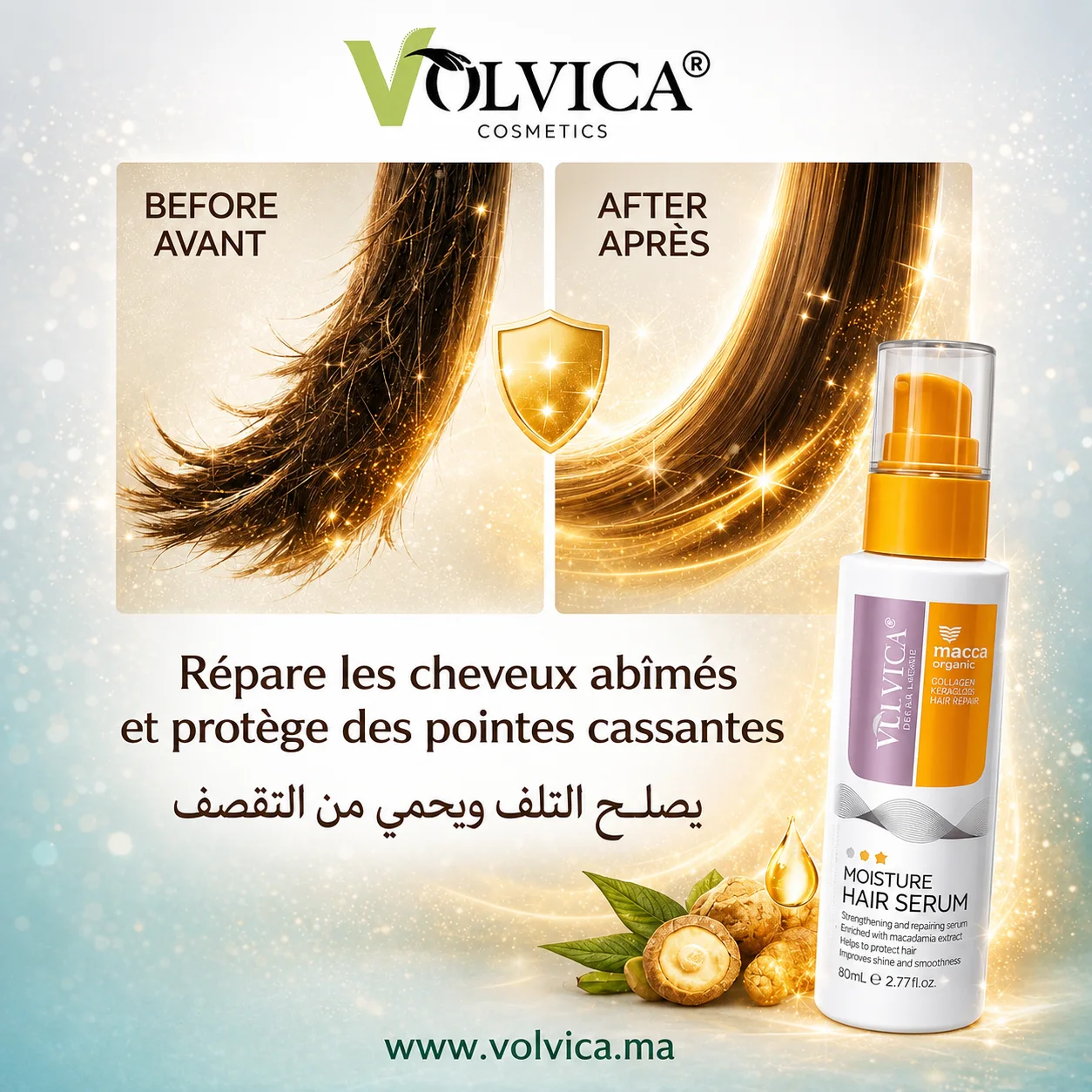 Pack Volvica Macca Organic Hair Care 3 IN 1
