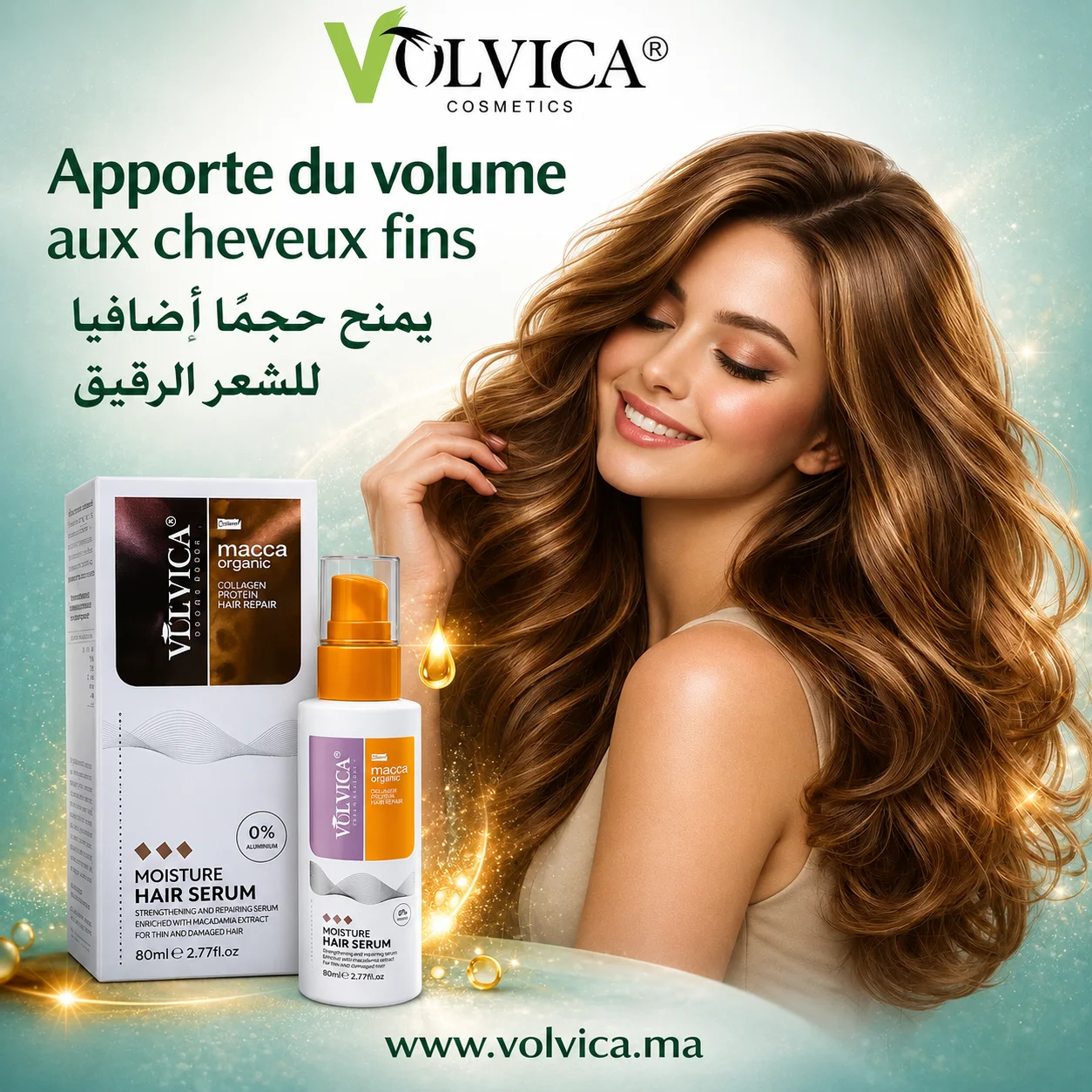 Sérum Cheveux Capillaire Macca Organic (80 ml)