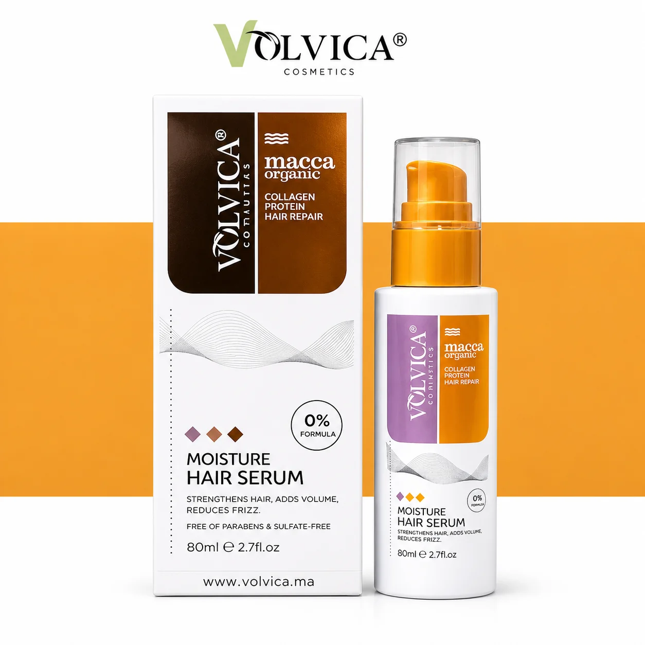 Sérum Cheveux Capillaire Macca Organic (80 ml)