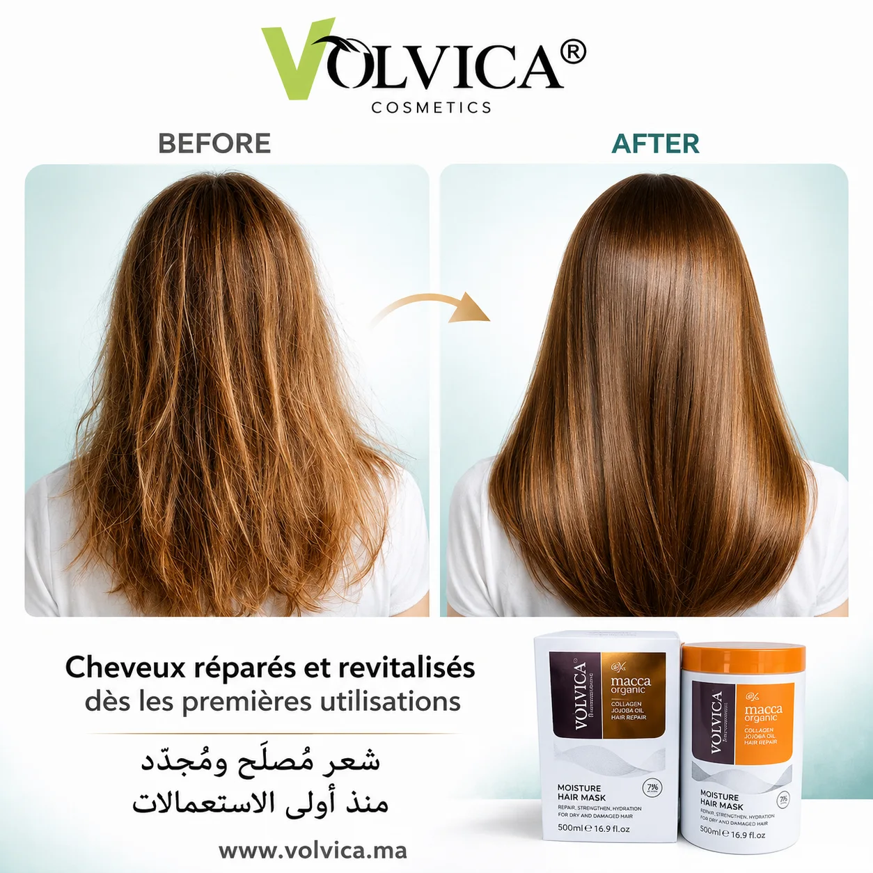 Pack Volvica Macca Organic Hair Care 3 IN 1