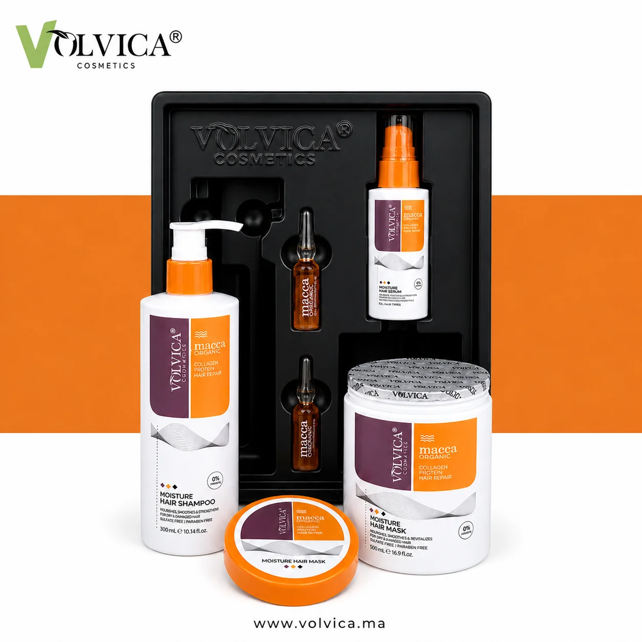 Pack Volvica Macca Organic Hair Care 3 IN 1