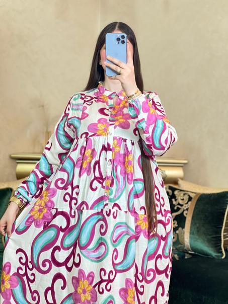 👗 كسوة صيفية من توب لولن 🌿 – ناعمة، أنيقة، ومريحة بزاف 😍