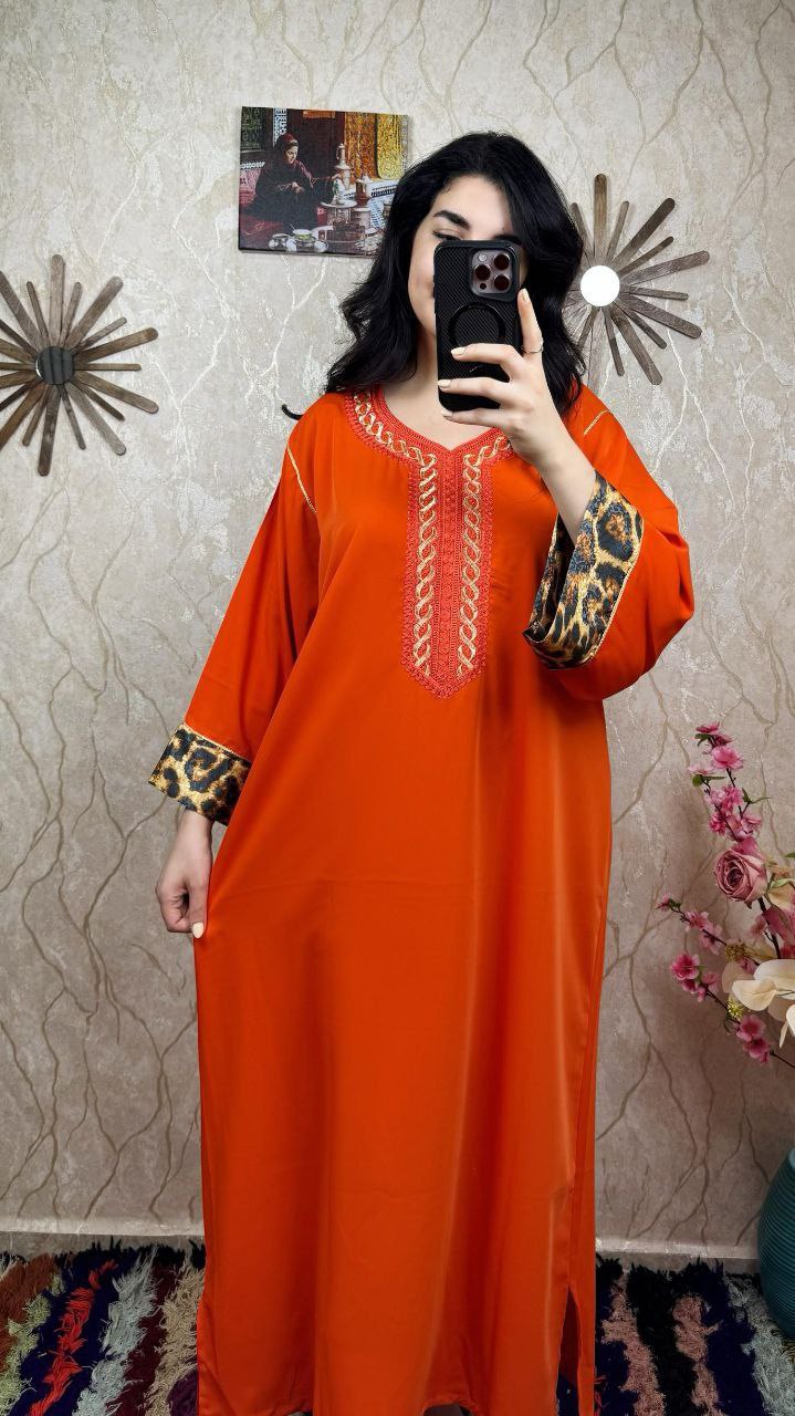 قفطان ثوب كريب روزا