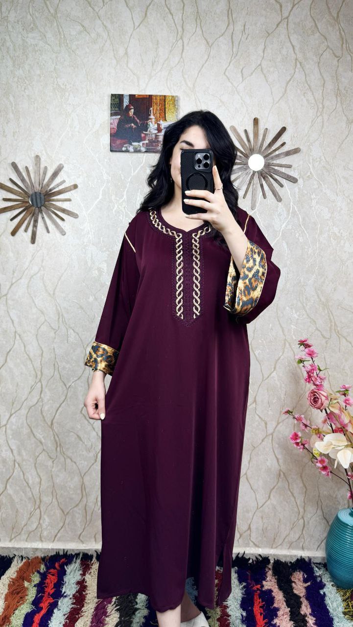 قفطان ثوب كريب روزا