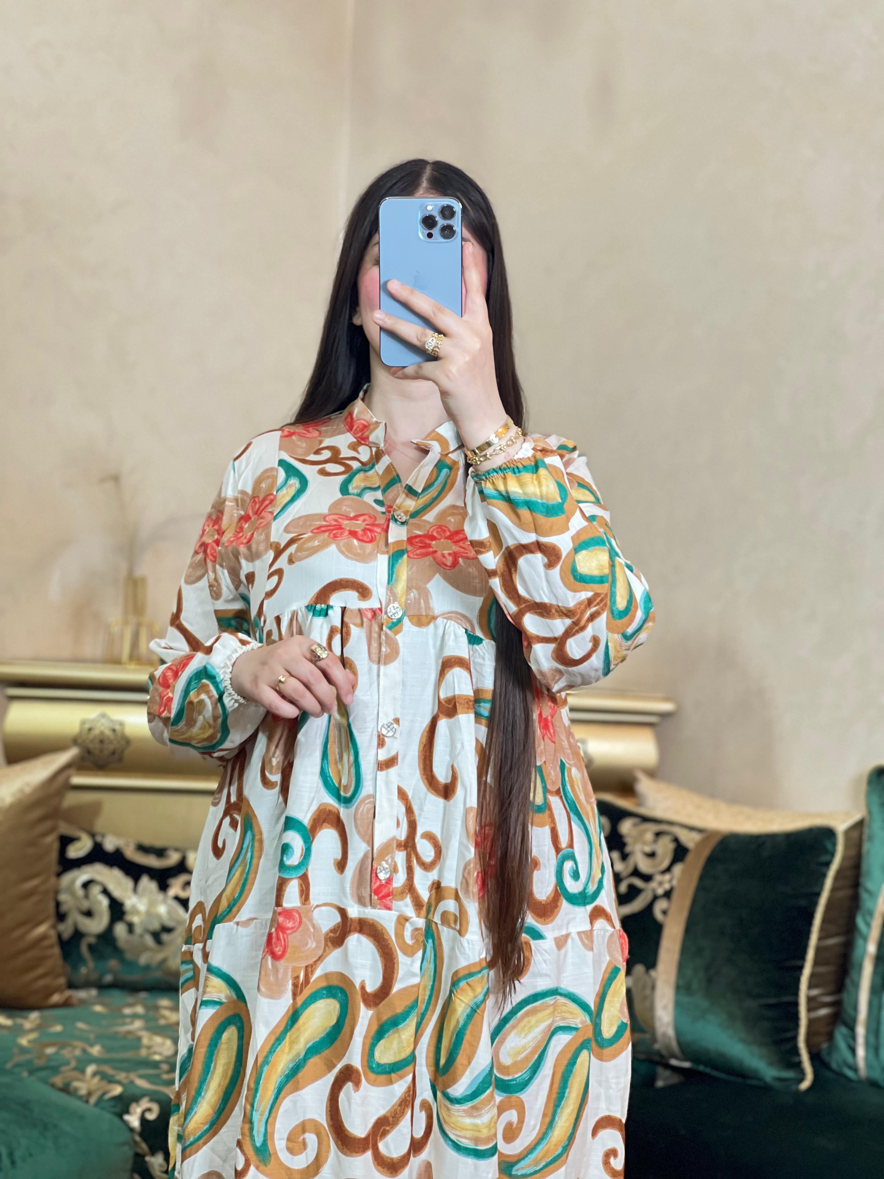 👗 كسوة صيفية من توب لولن 🌿 – ناعمة، أنيقة، ومريحة بزاف 😍