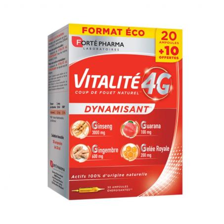 VITALITE 4G DYNAMISANT B30 AMPOULES FORTE PHARMA