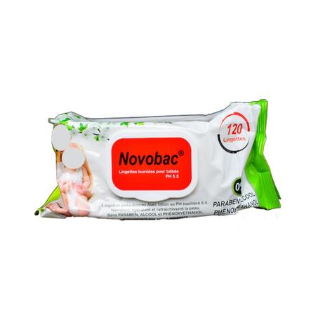 NOVOBAC LINGETTES HUMIDES POUR BEBE B120