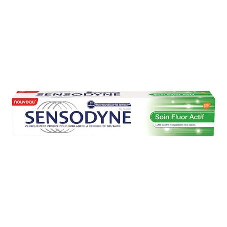 SENSODYNE SOIN FLUOR ACTIF 75ML