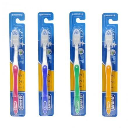 ORAL-B 1.2.3 BROSSE A DENTS MEDIUM CLASSIC CARE