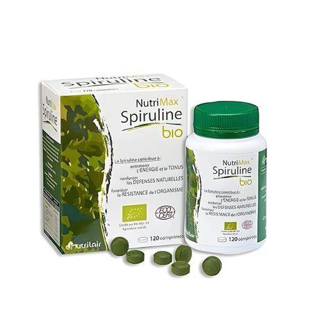 NUTRIMAX SPIRULINE BIO B120/B240 COMPRIMES