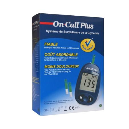 ON CALL PLUS LECTEUR DE GLYCÉMIE + 10 BANDELETTES