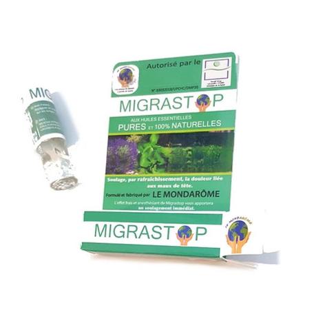 MIGRASTOP AUX HUILES ESSENTIELLES PURE ET 100% NATURELLES
