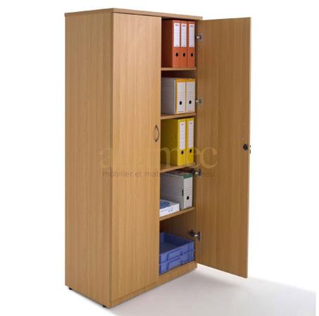 Armoire portes battantes en bois Wist H180xL80xP45cm