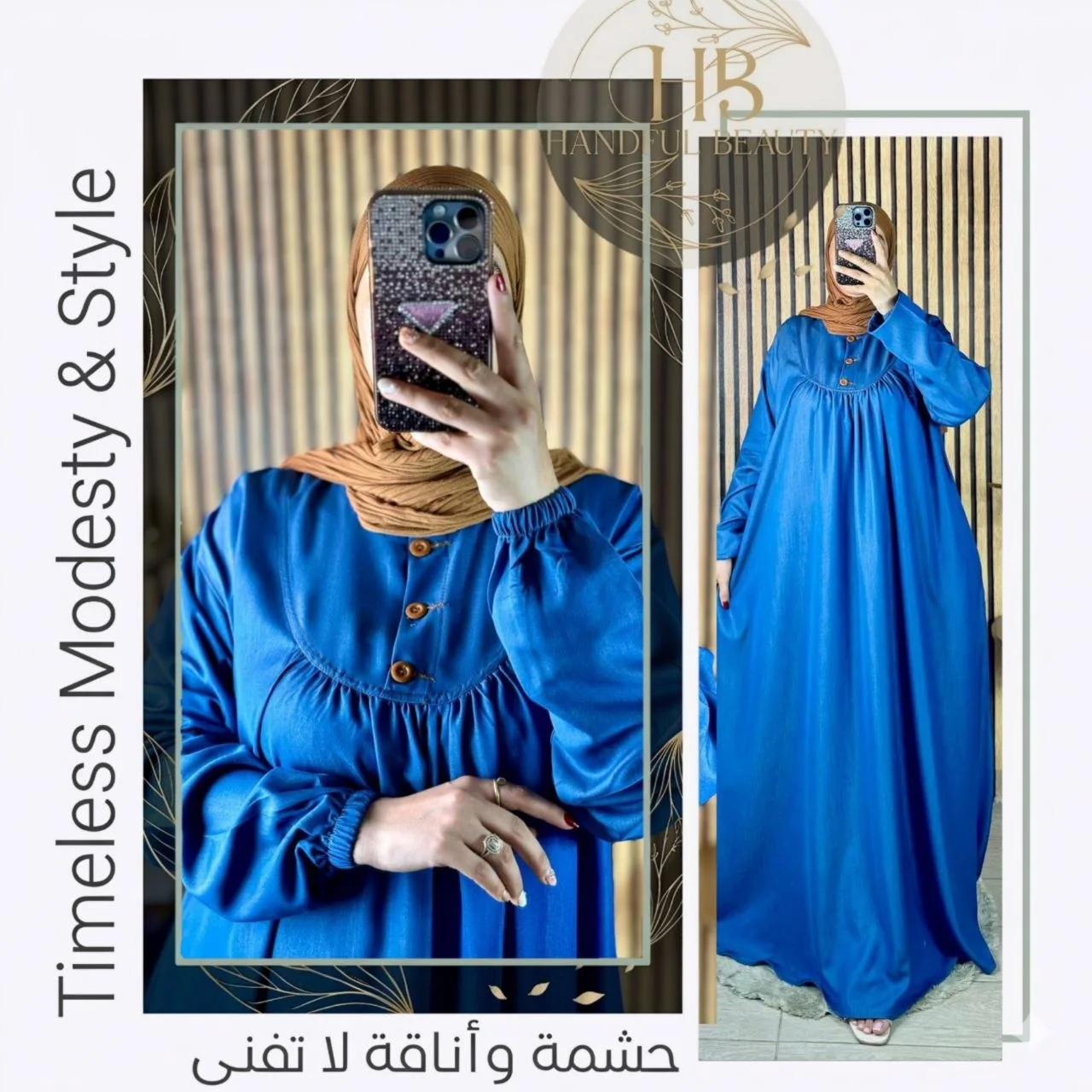 Robe Longue avec Perles – Tissu Tencel Premium Élégant