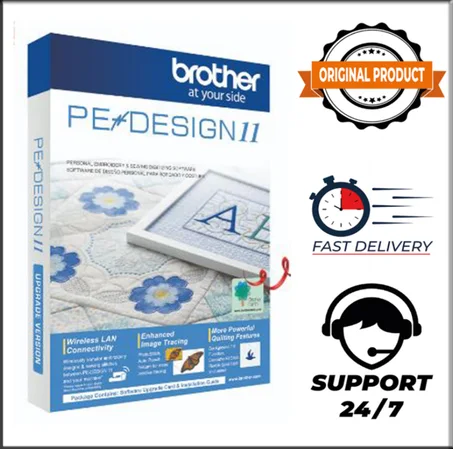 Brother PE Design ⭐11⭐ Digitizing Software Original Product ⭐ Embroidery Machine⭐