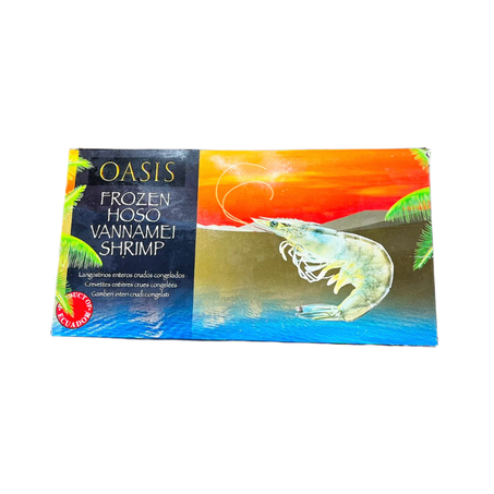 OASIS  FROZEN HOSO VANNAMEI  SHRIMP
