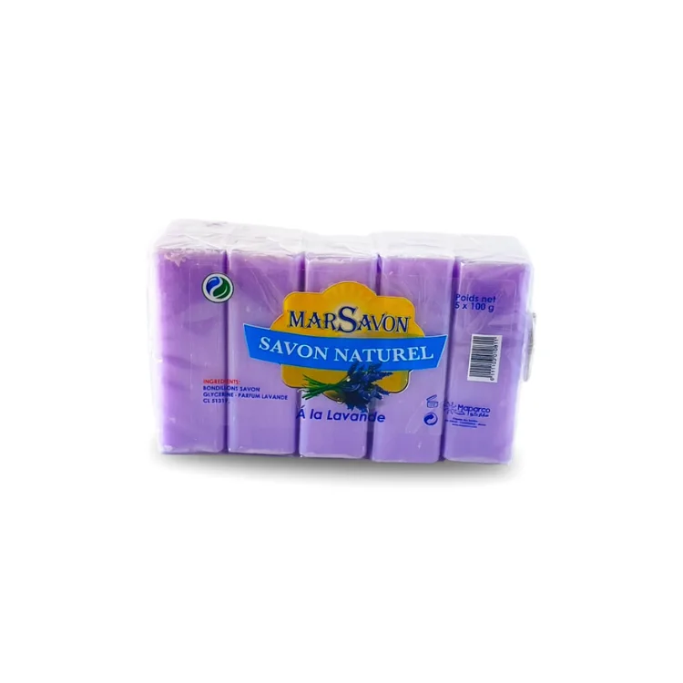 marsavon savon naturel 5x100g