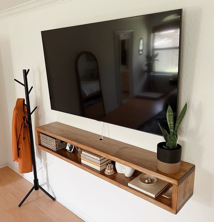 Meuble TV FLOTTANTE - Étagère murale