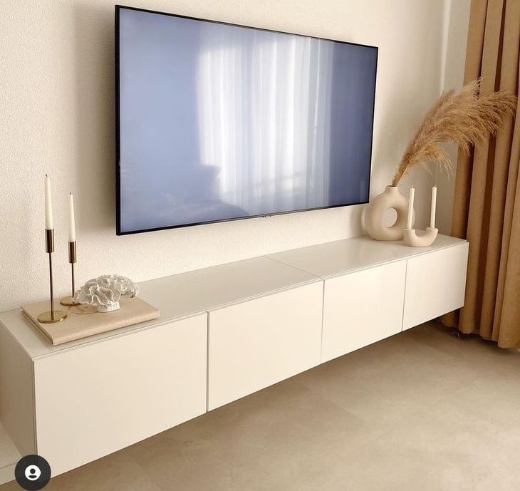 Meuble TV FLOTTANTE - Étagère murale