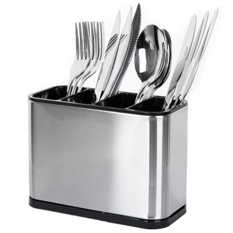 منظم أدوات المائدة للمطبخ – حامل أدوات الطعام للشوَك والسكاكين والملاعق