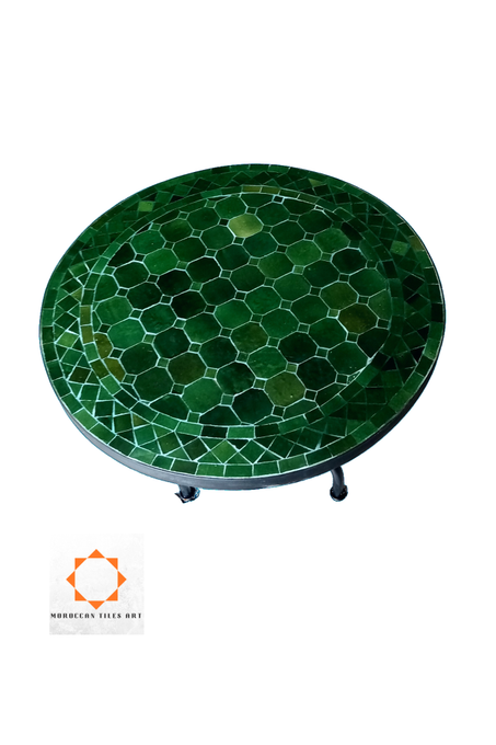 Table en zellige marocain