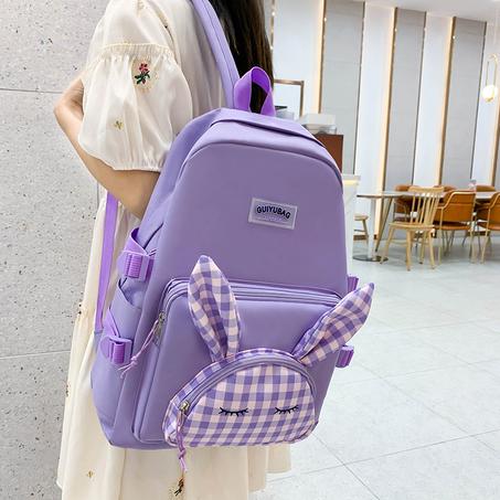 حقيبة ظهر مدرسية للبنات من اربع قطع