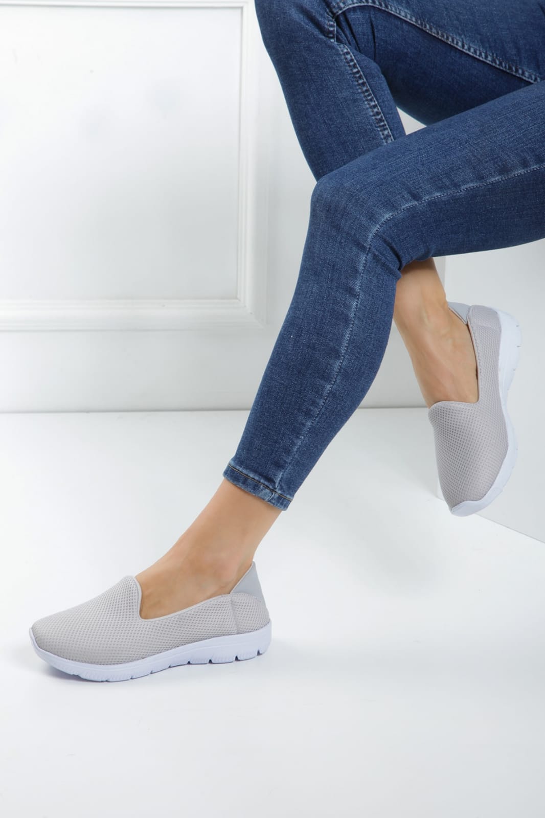 Chaussures orthopédiques respirantes beiges S-2295