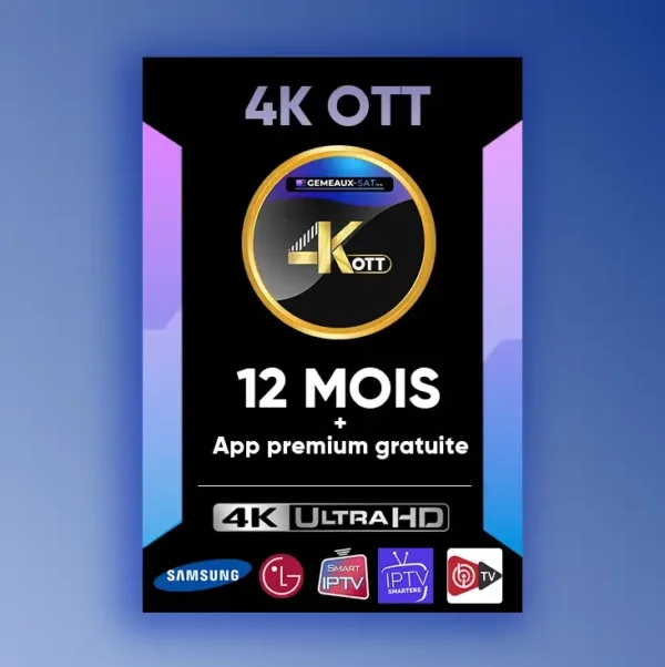 4K OTT  365 IPTV : L