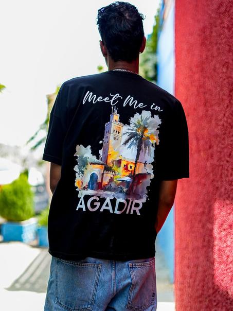 Meet Me In Agadir T-shirt - Oversize