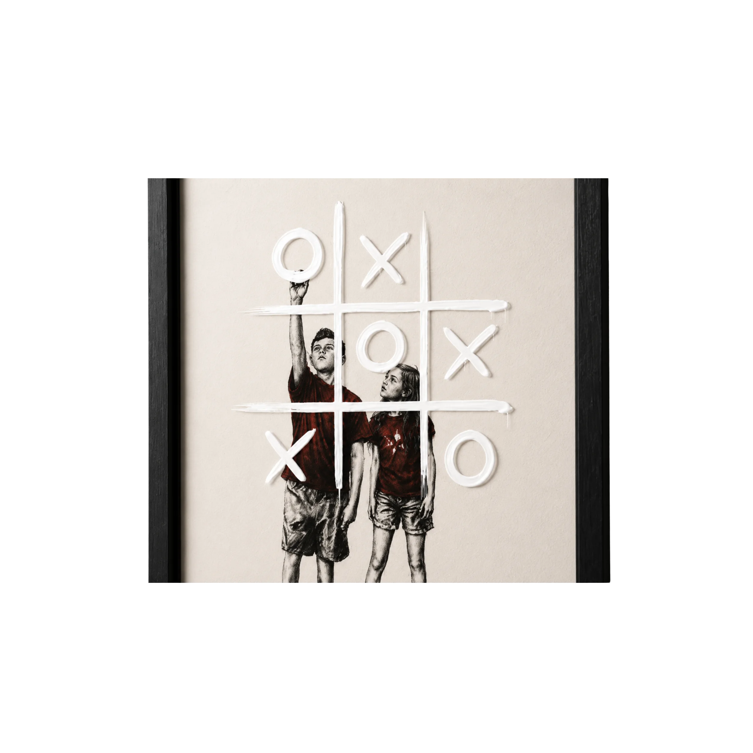 𝗔̀ 𝗧𝗼𝗶 𝗱𝗲 𝗝𝗼𝘂𝗲𝗿 — 𝗧𝗮𝗯𝗹𝗲𝗮𝘂 𝗮𝗿𝘁𝗶𝘀𝘁𝗶𝗾𝘂𝗲 𝟯𝟬 × 𝟰𝟬 𝗰𝗺