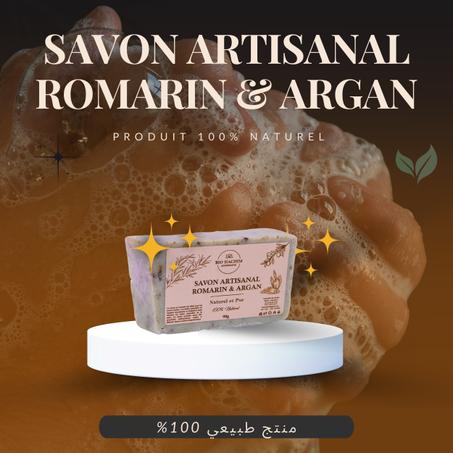 Savon Artisanal Romarin & Argan