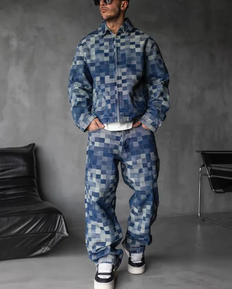 ENSEMBLE EN JEANS IMPRIME