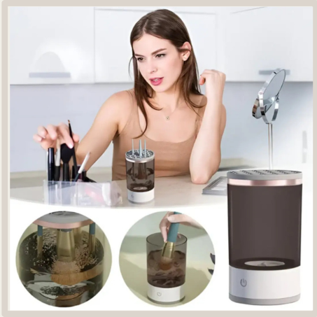 منظف فرش المكياج  الكهربائي