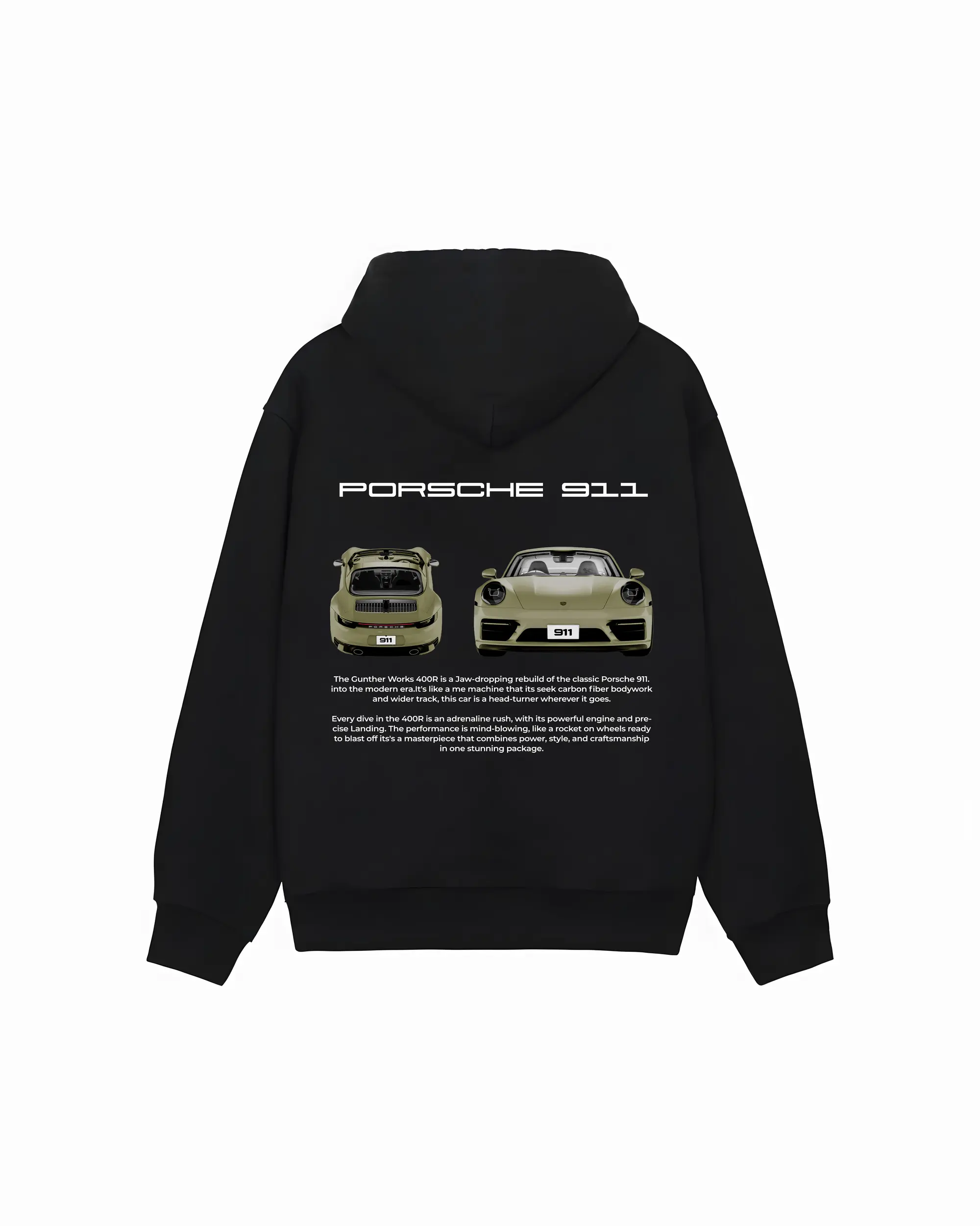 Porsche 911 Green Black Hoodie