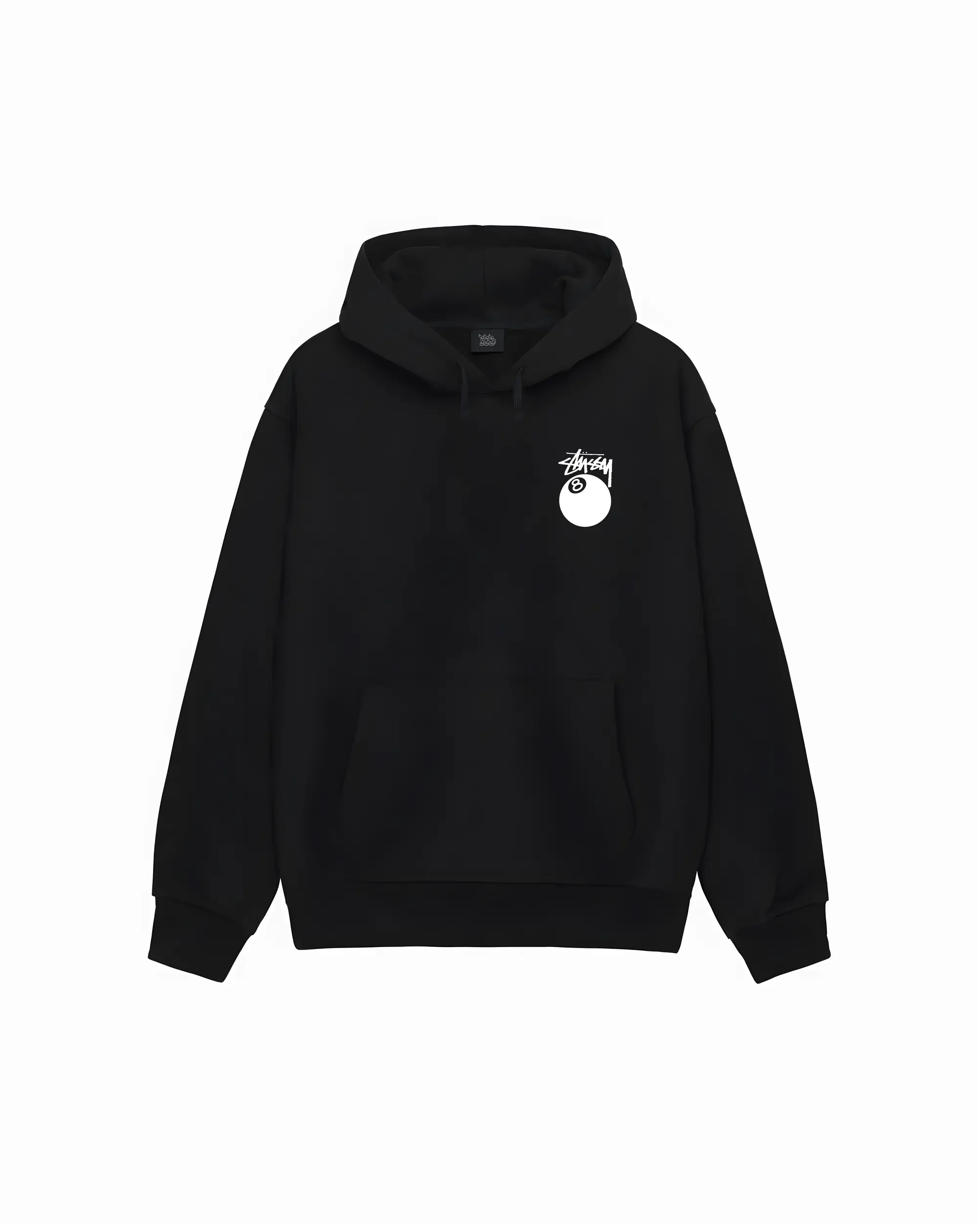 STÜSSY 8 Ball Black Hoodie